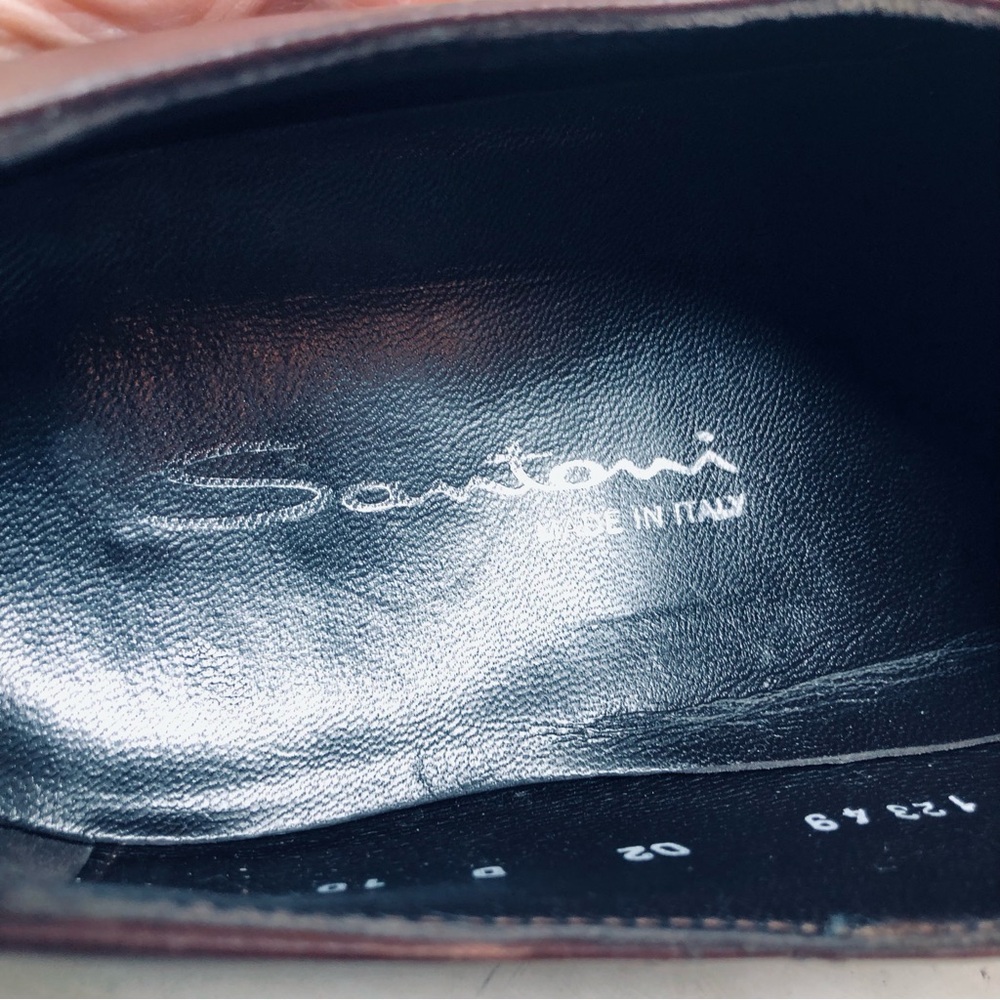Santoni Brown Loafers Italy - Picture 9 of 11